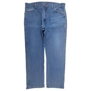 Wrangler Relaxed Fit Jeans Mens 38x30 Blue Western Denim Pants